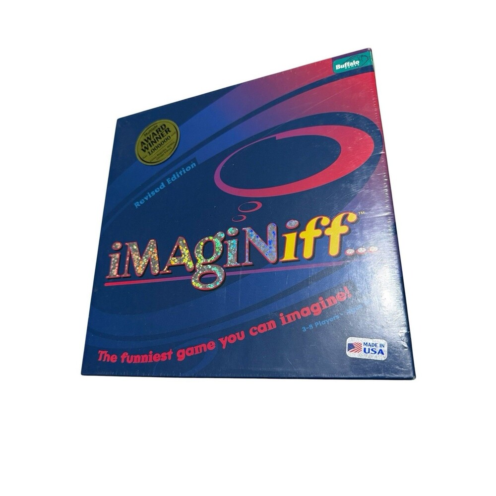 Buffalo Games IMAGiNiff Revised Edition Party Board Game 3-8 Players New